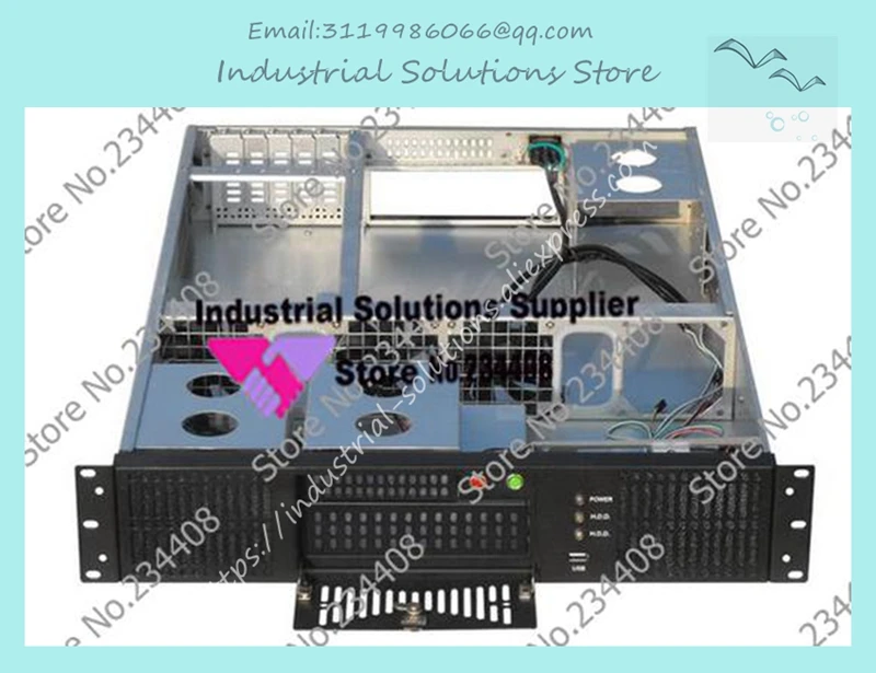 New 2U 630A 2U Server Chassis 2U Chassis The Standard 4 Fan 8025 Factory 6 Set