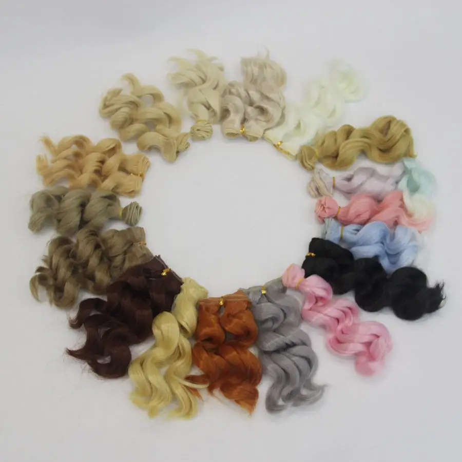 Doll wig short 15cm*100cm Doll Hair Diy Tresses for 1/6 1/4 1/3 BJD Handmade SD Russian Handmade Dolls Accessories
Doll wig short 15cm*100cm Doll Hair Diy Tresses for 1/6 1/4 1/3 BJD Handmade SD Russian Handmade Dolls Accessories