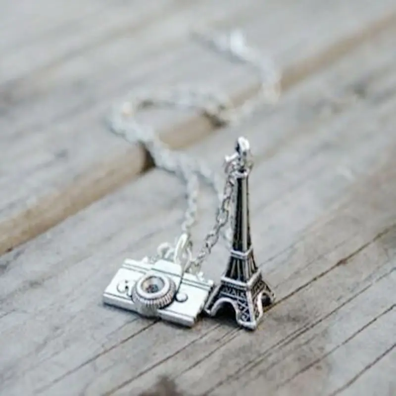 Travel Eiffel Tower Camera Necklace Pendant Inspired Christmas Long Chain Necklace For Women Fashion Jewelry Friendship Gift
Travel Eiffel Tower Camera Necklace Pendant Inspired Christmas Long Chain Necklace For Women Fashion Jewelry Friendship Gift