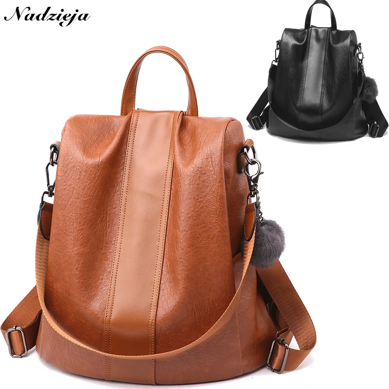 Brand Multifunction Women Backpack Leather Female School Shoulder Bags for Girls Anti Theft Backpack New Women Travel Back Pack
Brand Multifunction Women Backpack Leather Female School Shoulder Bags for Girls Anti Theft Backpack New Women Travel Back Pack