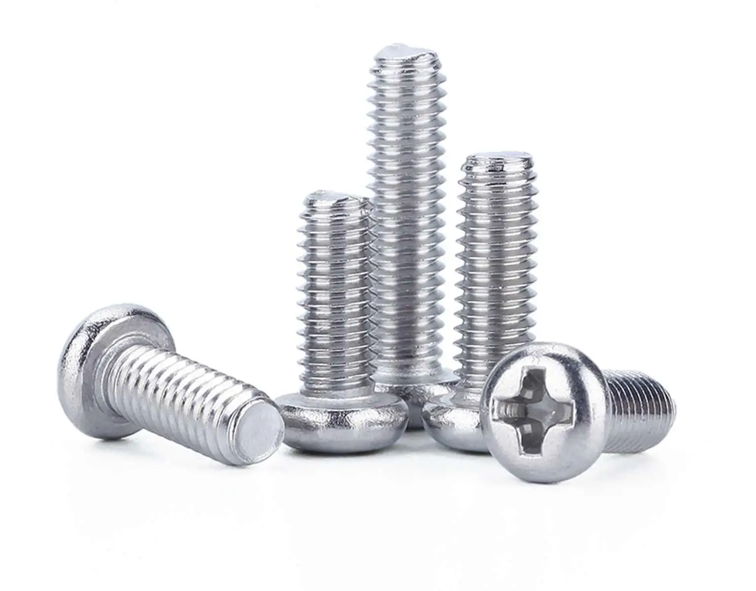 M5 Thread Length 8/10/12/16/20/25/30/35/40/50mm 304 Stainless Steel Phillips Pan Head Cross Recessed Machine Screws
M5 Thread Length 8/10/12/16/20/25/30/35/40/50mm 304 Stainless Steel Phillips Pan Head Cross Recessed Machine Screws