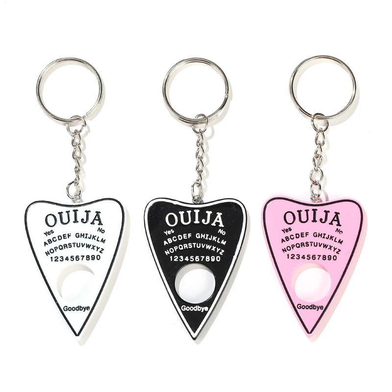 1PC Keychain Ouija Planchette Charms Glitter Board Pendants Handbag Keyrings for Women
1PC Keychain Ouija Planchette Charms Glitter Board Pendants Handbag Keyrings for Women