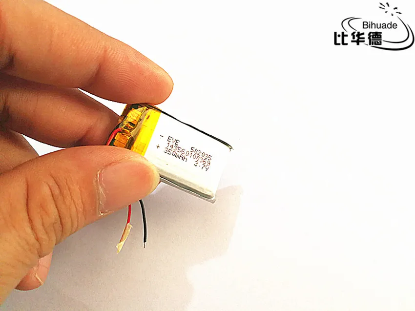 10pcs 3.7V 350mAh 502035 Lithium Polymer LiPo Rechargeable Battery ion cells For Mp3 Mp4 Mp5 DIY PAD E-book bluetooth headset
10pcs 3.7V 350mAh 502035 Lithium Polymer LiPo Rechargeable Battery ion cells For Mp3 Mp4 Mp5 DIY PAD E-book bluetooth headset