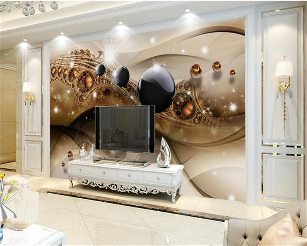beibehang Can be customized for any size upscale interior wallpaper 3d luxury golden jewelry TV backdrop papel de parede tapety
beibehang Can be customized for any size upscale interior wallpaper 3d luxury golden jewelry TV backdrop papel de parede tapety