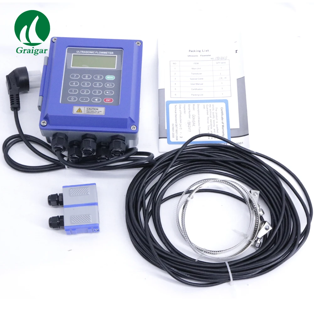 TUF-2000B TS-2 Ultrasonic Flow Meter Wall Mounted Liquid Flowmeter IP67 Protection Transducer TS-2
TUF-2000B TS-2 Ultrasonic Flow Meter Wall Mounted Liquid Flowmeter IP67 Protection Transducer TS-2