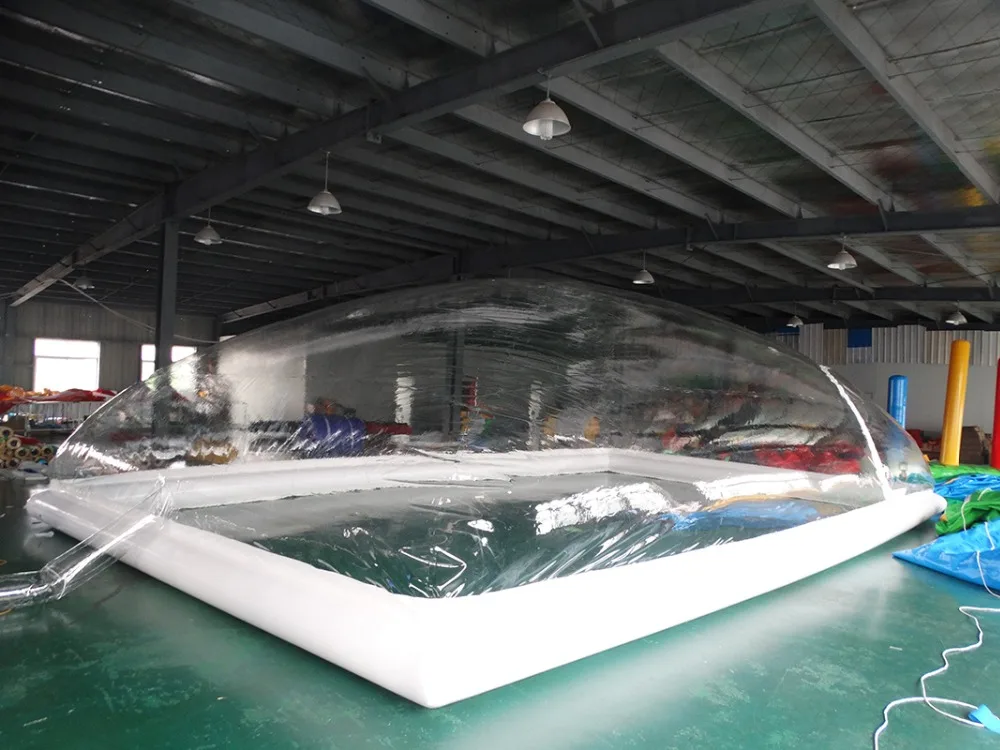 giant outdoor clear inflatable pool cover, transparent inflatable pool bubble dome tent
giant outdoor clear inflatable pool cover, transparent inflatable pool bubble dome tent