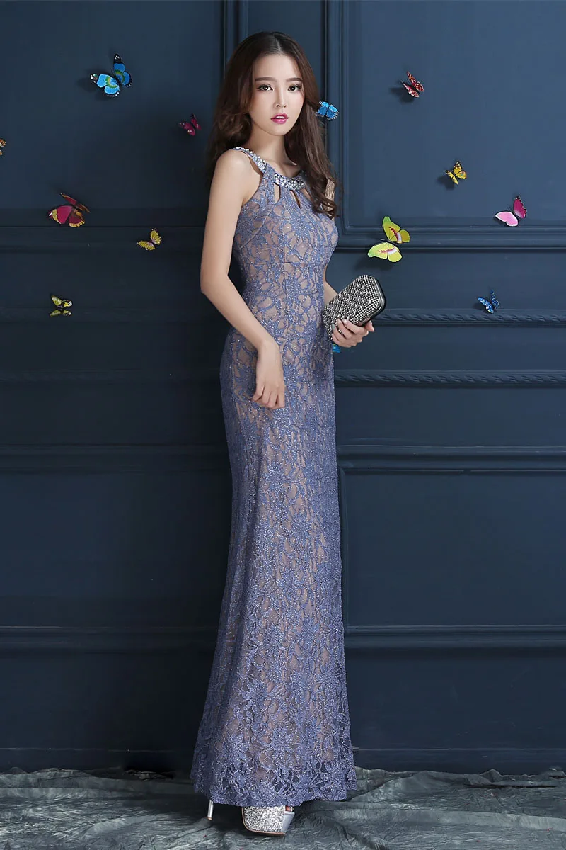 Long elegant dress 2017 new condole slim lace dress party host annual meeting female foor-length long dress
Long elegant dress 2017 new condole slim lace dress party host annual meeting female foor-length long dress