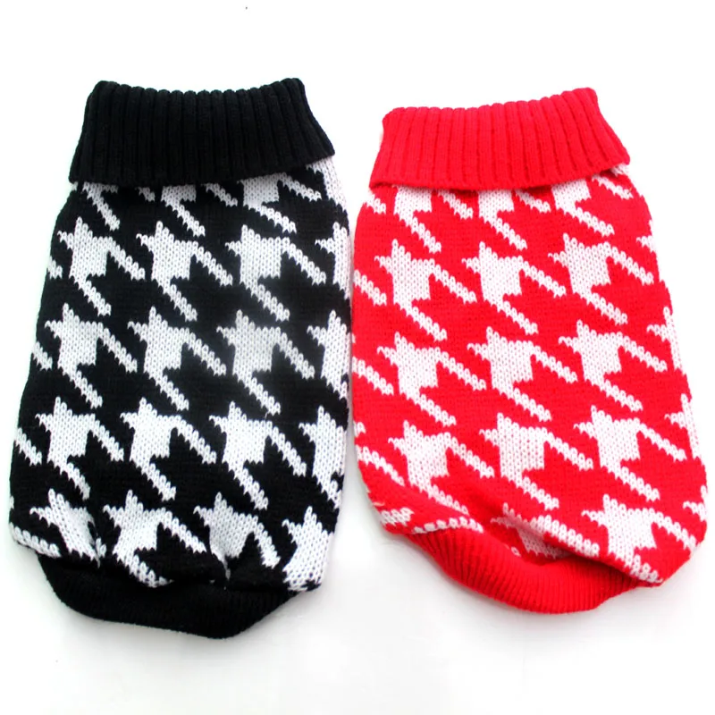 Dog Cat Sweater Hoody Pet coat Jumper Clothes Houndstooth Design Winter Warm Clothing Apparel
Dog Cat Sweater Hoody Pet coat Jumper Clothes Houndstooth Design Winter Warm Clothing Apparel