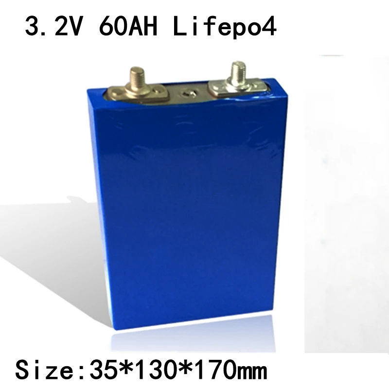 Аккумулятор Lifepo4 60 ач, 3,2 В, 1 шт., литиевый аккумулятор с высоким разрядом 60 ач для самостоятельной сборки, набор для электровелосипеда, Электрический скутер, тележки для гольфа
Аккумулятор Lifepo4 60 ач, 3,2 В, 1 шт., литиевый аккумулятор с высоким разрядом 60 ач для самостоятельной сборки, набор для электровелосипеда, Электрический скутер, тележки для гольфа