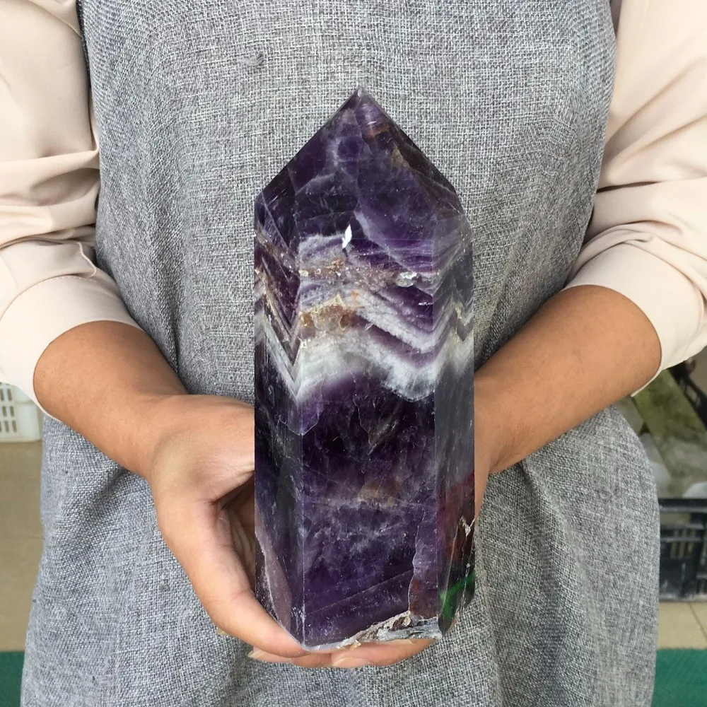 Big size Natural Dream Amethyst Quartz Obelisk Crystal Wand Point Healing Fengshui for home decoration
Big size Natural Dream Amethyst Quartz Obelisk Crystal Wand Point Healing Fengshui for home decoration