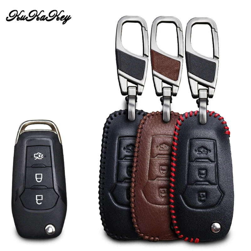 Чехол для автомобильного ключа KUKAKEY, из натуральной кожи, для Ford fusion 2014, Mondeo, EVEREST, Ecosport, Ranger, ession, брелок для ключей, Стайлинг автомобиля
Чехол для автомобильного ключа KUKAKEY, из натуральной кожи, для Ford fusion 2014, Mondeo, EVEREST, Ecosport, Ranger, ession, брелок для ключей, Стайлинг автомобиля