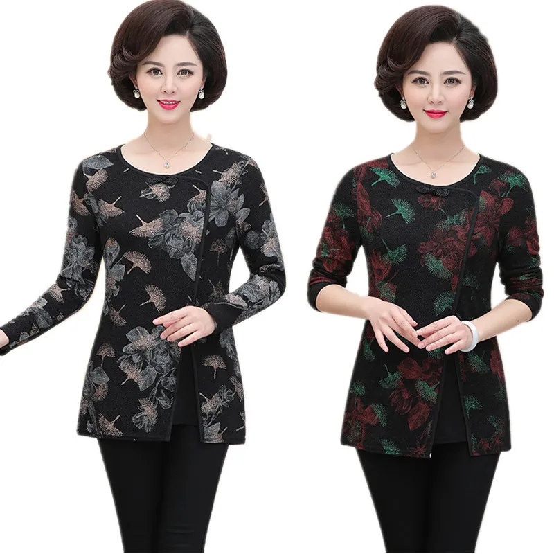 Embroidery Women long sleeve shirt spring fall women printed flower top bottom shirt pullover tee shirt
Embroidery Women long sleeve shirt spring fall women printed flower top bottom shirt pullover tee shirt