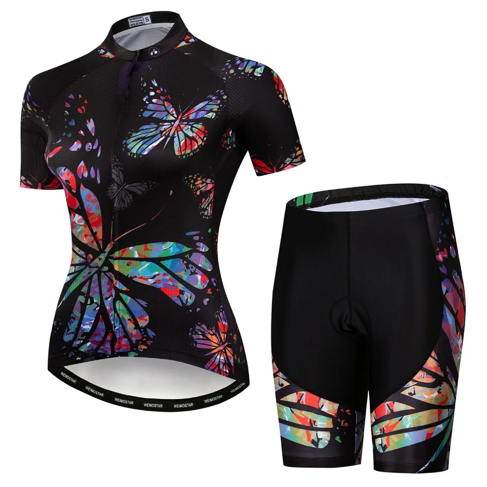 New Women Cycling Jersey Set MTB Bicycle Clothing Breathable Bike Clothes Hombre Maillot Roupas Ciclismo Cycling Set Flowers
New Women Cycling Jersey Set MTB Bicycle Clothing Breathable Bike Clothes Hombre Maillot Roupas Ciclismo Cycling Set Flowers