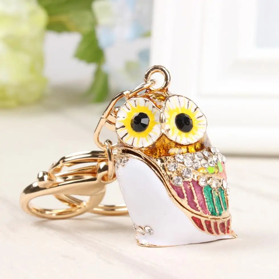 Lovely Owl Hollowed Charm Pendant Crystal Purse HandBag Key Chain Ring Creative Party Birthday Gift Accessories
Lovely Owl Hollowed Charm Pendant Crystal Purse HandBag Key Chain Ring Creative Party Birthday Gift Accessories