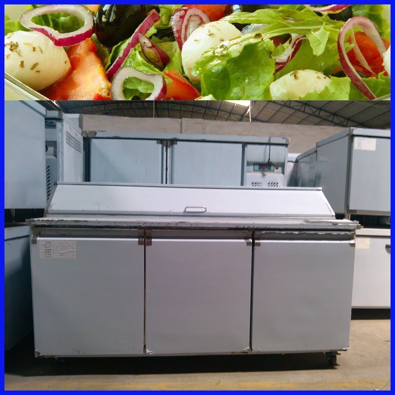 0-10 degress table salad bar refrigerator supermarket display cabinet bench cooler with 3 doors
0-10 degress table salad bar refrigerator supermarket display cabinet bench cooler with 3 doors
