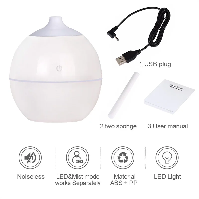 130 ML USB Aroma Essential Oil Diffuser Ultrasonic Cool Mist Humidifier Air Purifier With LED Night light for Office
130 ML USB Aroma Essential Oil Diffuser Ultrasonic Cool Mist Humidifier Air Purifier With LED Night light for Office