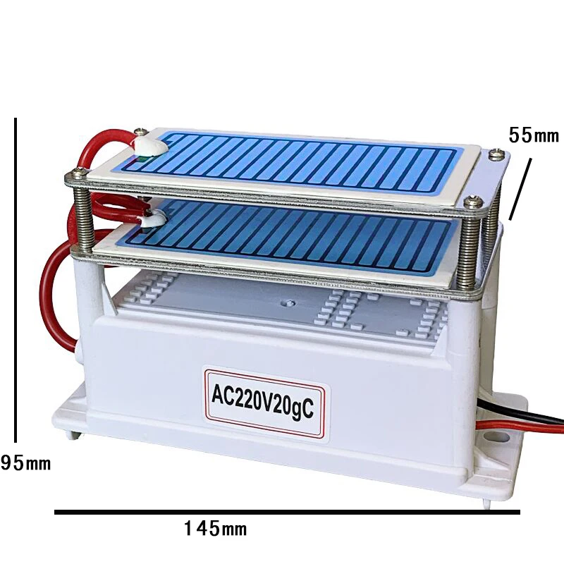 220V 20g/5g Портативный Керамика генератора озона двойной Встроенный длинный срок