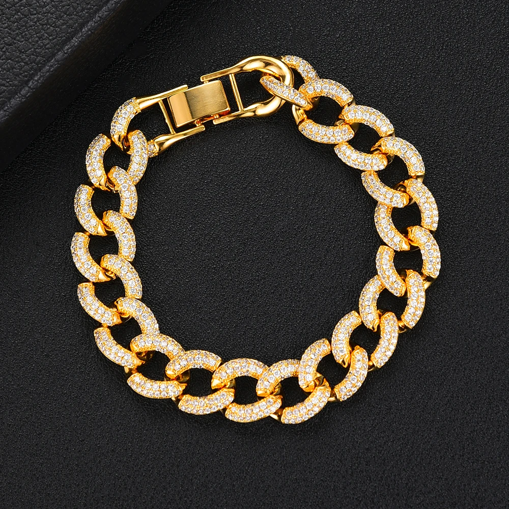 Siscathy Trendy Women Man Punk Bracelets Charms Cubic Zirconia Luxury Link Chain Bracelets Bangles Fashion Jewelry Finding 2019
Siscathy Trendy Women Man Punk Bracelets Charms Cubic Zirconia Luxury Link Chain Bracelets Bangles Fashion Jewelry Finding 2019