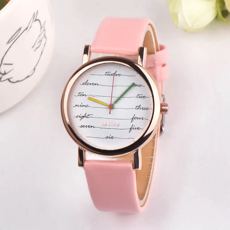 Women Wrist Watch PU Leather Strap Striped Round Dial Sweet Girl Casual Analog Quartz Watches LL@17
Women Wrist Watch PU Leather Strap Striped Round Dial Sweet Girl Casual Analog Quartz Watches LL@17