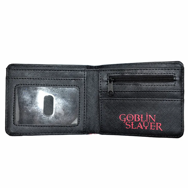 Anime Cartoon Goblin Slayer Wallet Bi-Fold Short Wallet With Coin Pocket