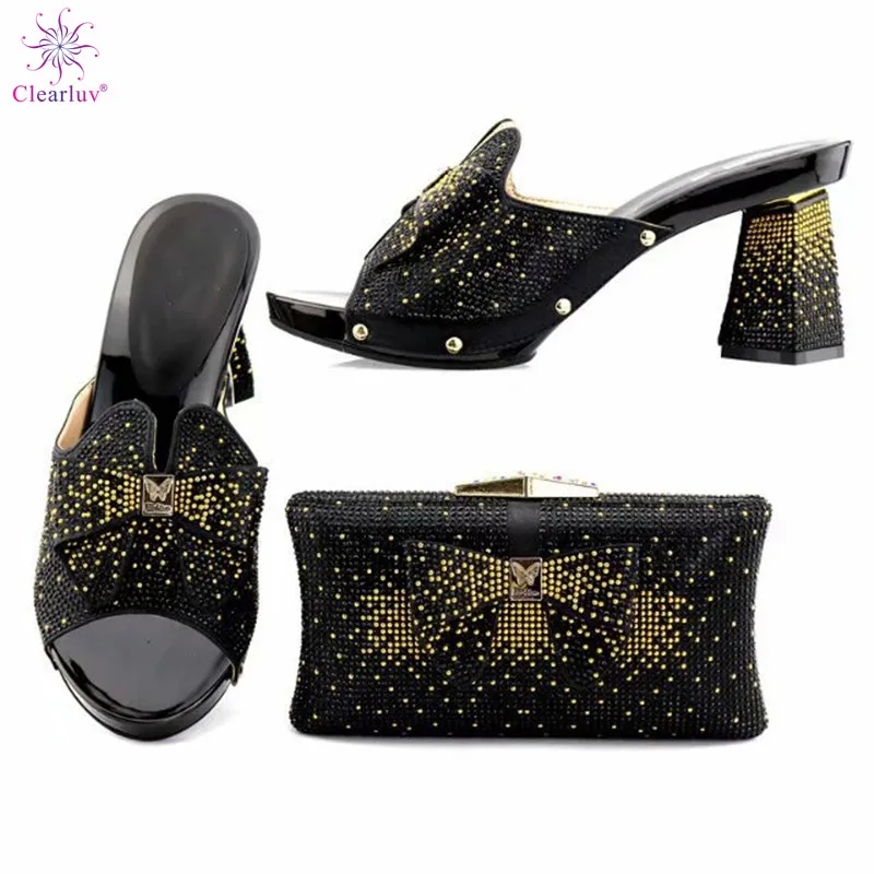 2019 New Nigerian Party Black Shoe and Bag Sets Italian Shoes and Bag Set for party African Matching Shoes and Bags For Wedding
2019 New Nigerian Party Black Shoe and Bag Sets Italian Shoes and Bag Set for party African Matching Shoes and Bags For Wedding