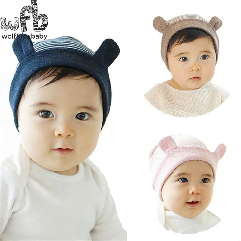 Retail 6-48 Months Cute ears striped caps hats touca baby children infant gorras head beanies bebes accessories kids spring fall
Retail 6-48 Months Cute ears striped caps hats touca baby children infant gorras head beanies bebes accessories kids spring fall