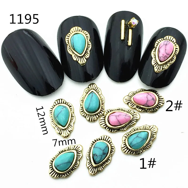100pcs Japanese retro nail ornaments metal droplets elliptical crack green pine shell stone DIY nail decoration
100pcs Japanese retro nail ornaments metal droplets elliptical crack green pine shell stone DIY nail decoration