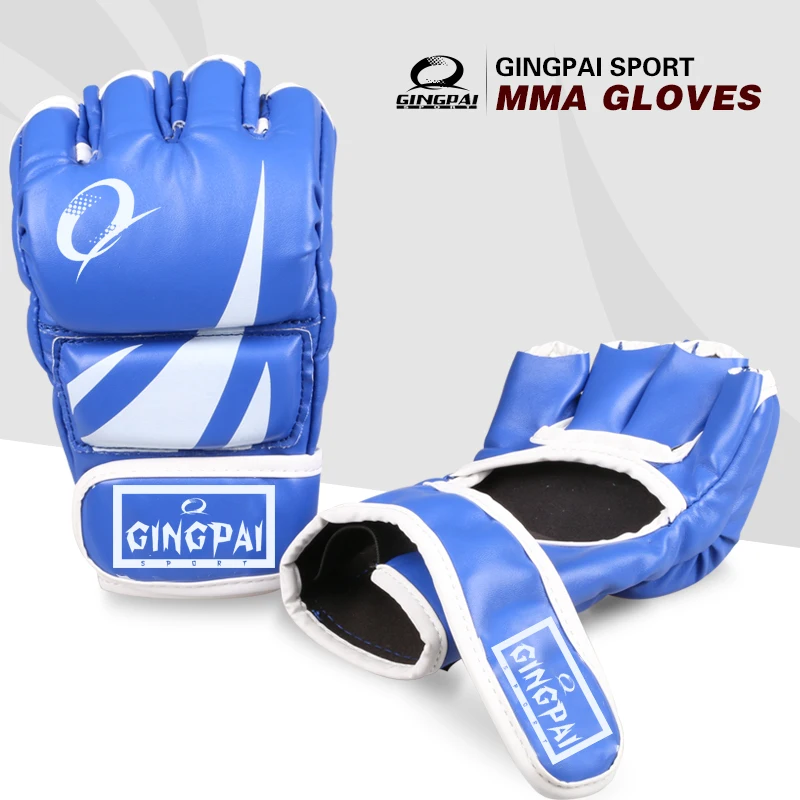 Half Finger Boxing Gloves Sanda Fighting Sandbag Gloves MMA fight gloves Made of High Quality PU leather Free Shipping
Half Finger Boxing Gloves Sanda Fighting Sandbag Gloves MMA fight gloves Made of High Quality PU leather Free Shipping