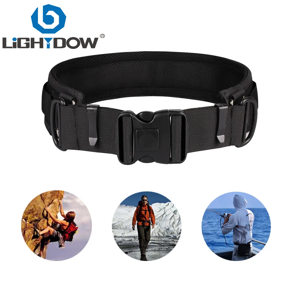 Lightdow Adjustable Black Nylon Waist Starp DSLR Padded Camera Belt Holder with Lock Buckle Mount
Lightdow Adjustable Black Nylon Waist Starp DSLR Padded Camera Belt Holder with Lock Buckle Mount