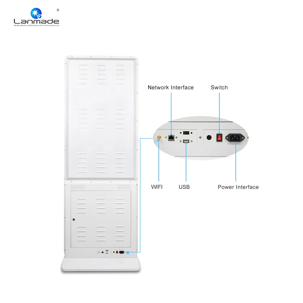 43 дюймов Модный магазин напольный wifi светодиодный дисплей оборудование для