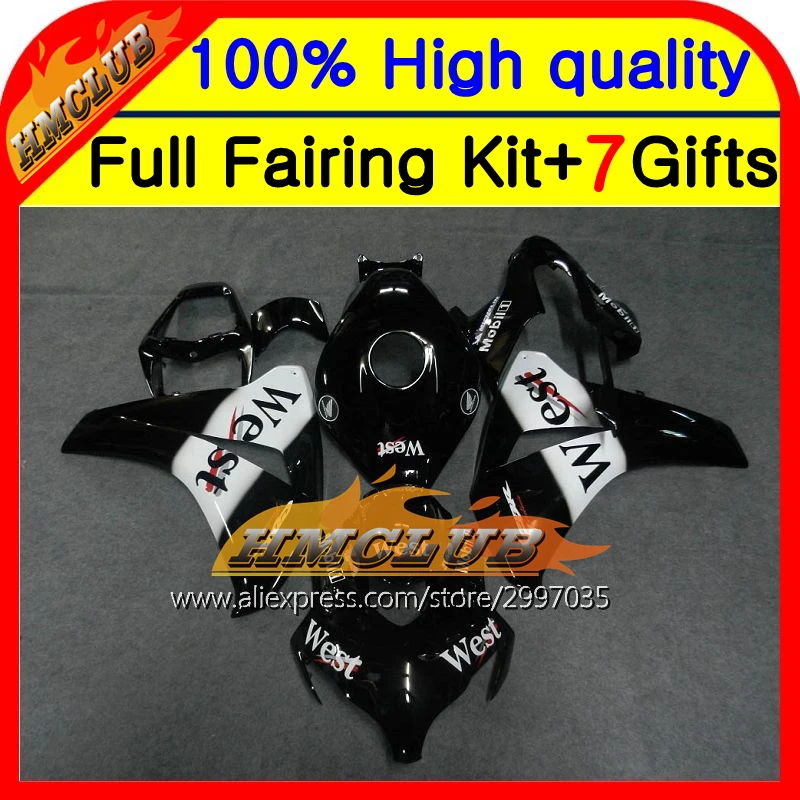 Body For HONDA 08-11 CBR 1000RR west 1000 RR 08 09 10 11 40HM96 CBR1000 RR CBR1000RR 2008 2009 2010 2011 Black white Fairing
Body For HONDA 08-11 CBR 1000RR west 1000 RR 08 09 10 11 40HM96 CBR1000 RR CBR1000RR 2008 2009 2010 2011 Black white Fairing
