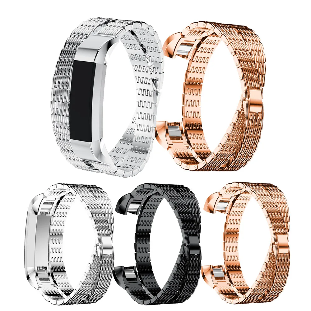 Strap For fit bit Alta HR Double Circle Stainless Steel Watchband Smart Accessories Replacement Wrsitband Silver Black Rose Gold
Strap For fit bit Alta HR Double Circle Stainless Steel Watchband Smart Accessories Replacement Wrsitband Silver Black Rose Gold
