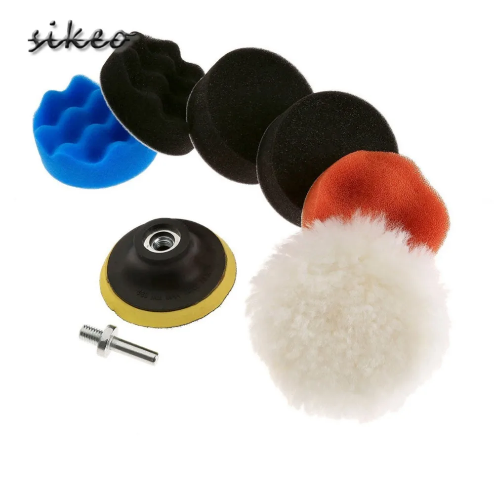Free Ship SIKEO 7pcs Polishing Buffing Pad Kit for Auto Car Polishing Wheel Kit Buffer With Drill Adapter Car Removes Scratches
Free Ship SIKEO 7pcs Polishing Buffing Pad Kit for Auto Car Polishing Wheel Kit Buffer With Drill Adapter Car Removes Scratches
