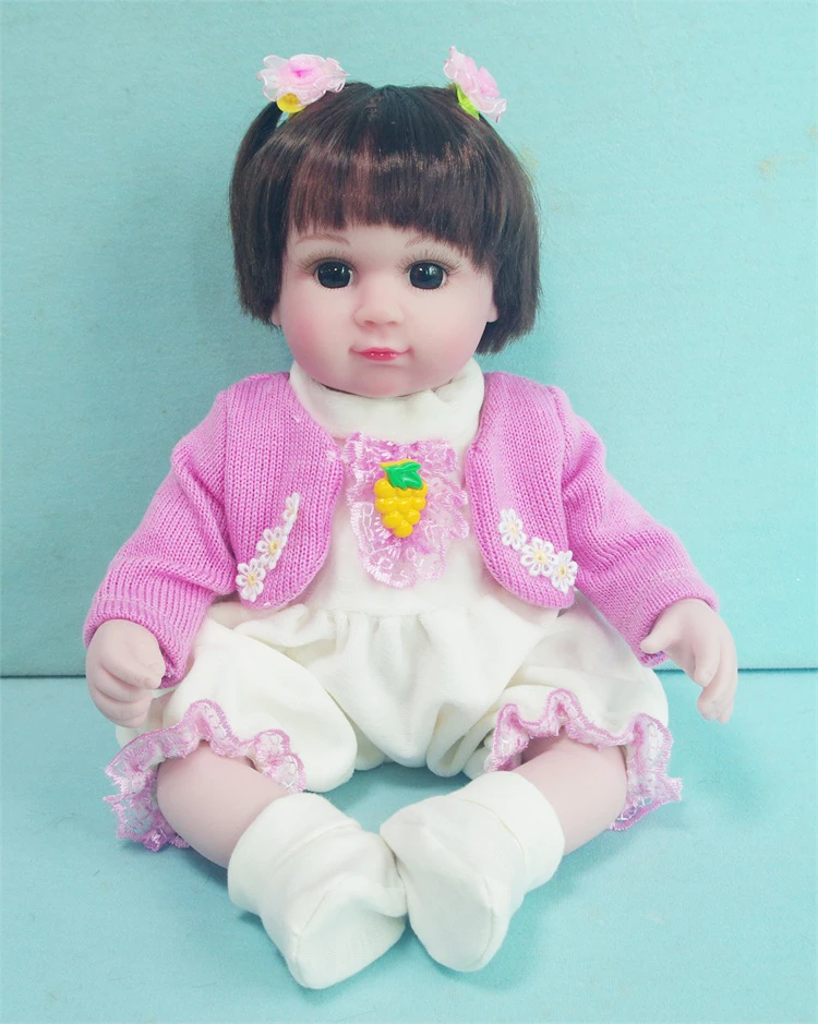 Collectible 16 inch vinyl silicone bebe toddlers Reborn Baby modeling dolls bebe Toys princess dolls kids birthday gifts toy
Collectible 16 inch vinyl silicone bebe toddlers Reborn Baby modeling dolls bebe Toys princess dolls kids birthday gifts toy