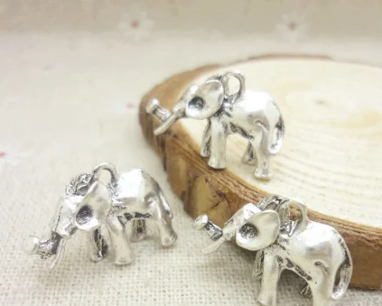 50pcs Charm Stereo elephant pendant 15*22mm Antique silver bronze Handmade Jewelry Making DIY Supplies European Alloy accessorie
50pcs Charm Stereo elephant pendant 15*22mm Antique silver bronze Handmade Jewelry Making DIY Supplies European Alloy accessorie
