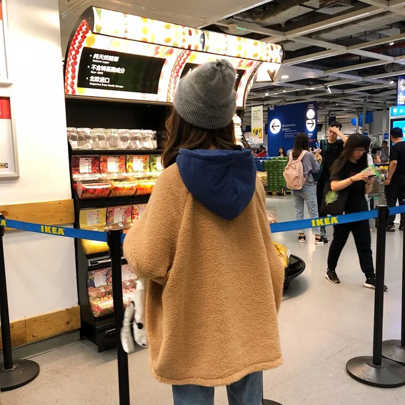 Lamb hair Sweatshirt outwear female new women's autumn winter coat student loose hooded Sweatshirt cashmere Pullover coat parkas
Lamb hair Sweatshirt outwear female new women's autumn winter coat student loose hooded Sweatshirt cashmere Pullover coat parkas