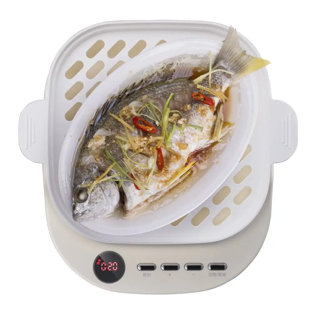 220V Multifunction Electric Steaming Pot Machine 2 Layers Household 6L Automatic Steaming Cooker With Auto-Off And Timer EU/AU/U
220V Multifunction Electric Steaming Pot Machine 2 Layers Household 6L Automatic Steaming Cooker With Auto-Off And Timer EU/AU/U