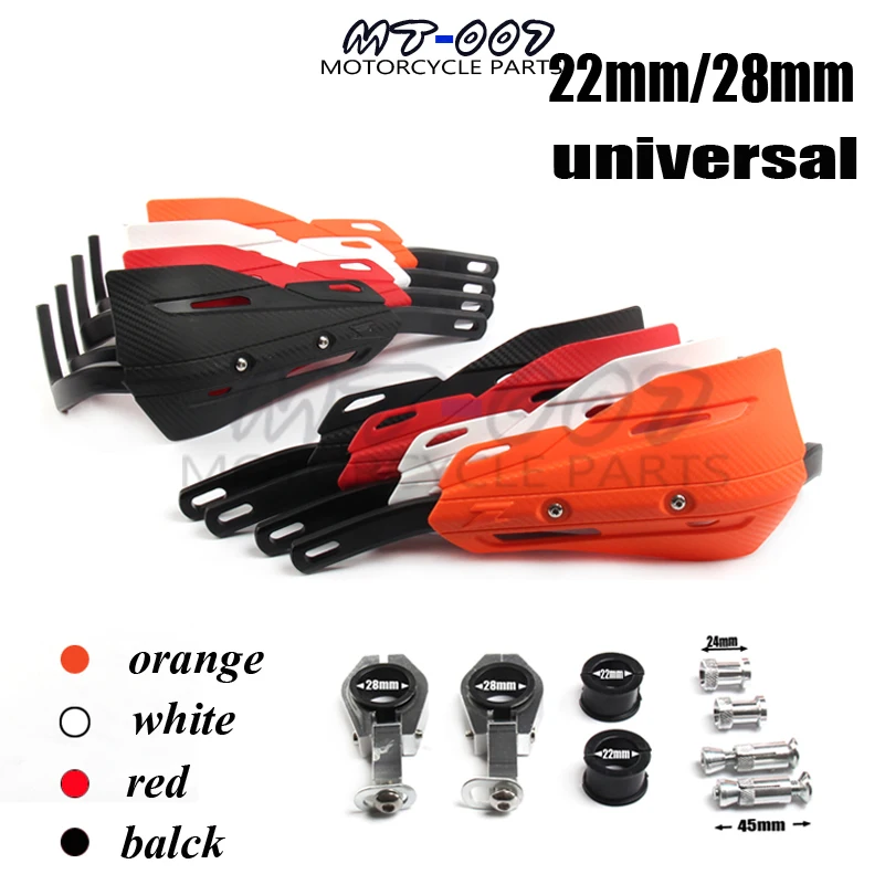 7/8" 22mm Or 1-1/8 28mm handguards Hand Guards for CR CRF YZF KXF RMZ BSE Dirt Bike MX Motocross Enduro Supermoto OFF ROAD
7/8" 22mm Or 1-1/8 28mm handguards Hand Guards for CR CRF YZF KXF RMZ BSE Dirt Bike MX Motocross Enduro Supermoto OFF ROAD