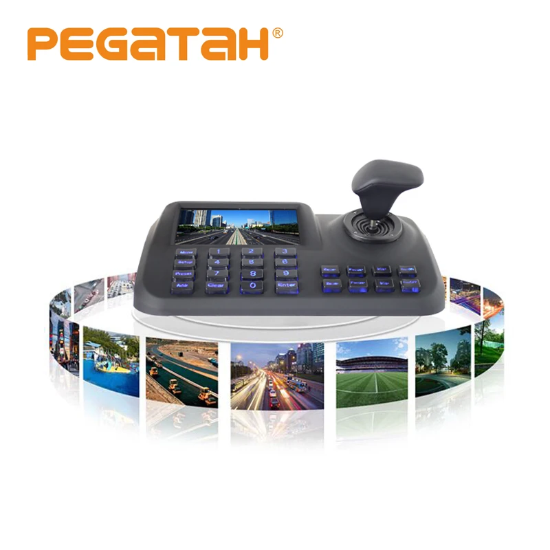 Hot 5 inch LCD screen H.265 Onvif 3D CCTV IP PTZ joystick controller IP PTZ keyboard with HDMI USB for IP PTZ camera
Hot 5 inch LCD screen H.265 Onvif 3D CCTV IP PTZ joystick controller IP PTZ keyboard with HDMI USB for IP PTZ camera