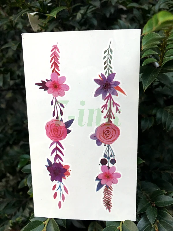 Water Transfer fake flash tattoo pink flower wreath on ankle Wrist waterproof Temporary Tattoo sticker for adults kids
Water Transfer fake flash tattoo pink flower wreath on ankle Wrist waterproof Temporary Tattoo sticker for adults kids