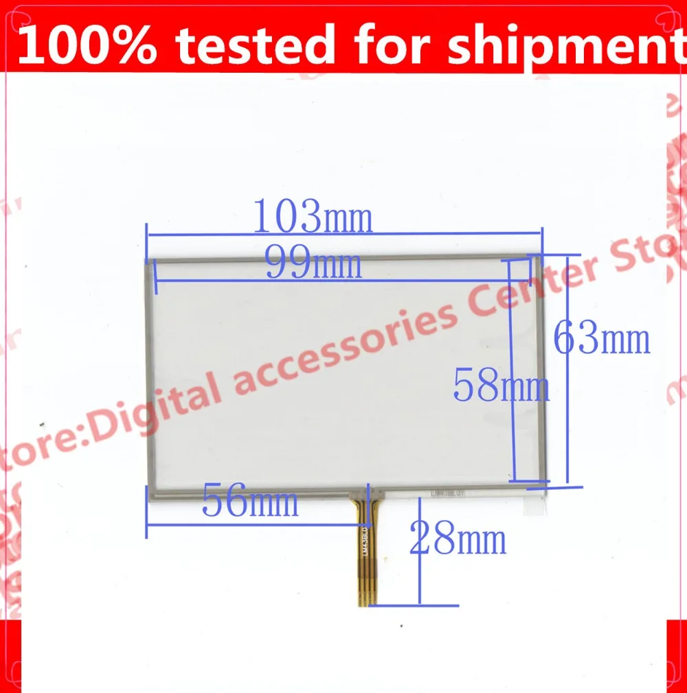 103*63mm 4.3inch GPS vehicle-mounted navigation GPS MP5 MP4 MP3 resistive handwritten touch screen free shipping
103*63mm 4.3inch GPS vehicle-mounted navigation GPS MP5 MP4 MP3 resistive handwritten touch screen free shipping