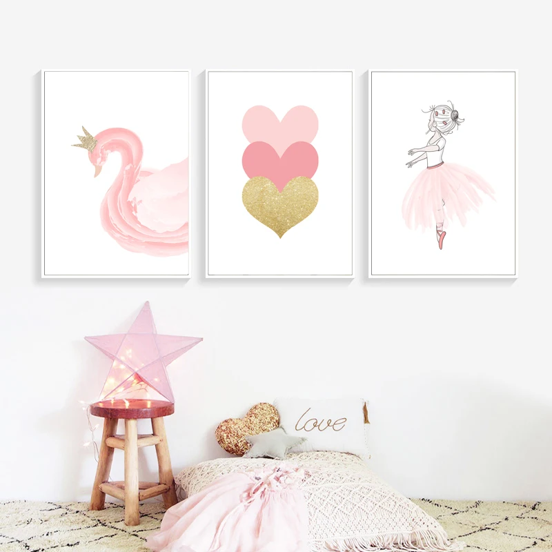 Waterproof 3-pcs Kids Decoration Ballet Poster Nordic Posters And Prints Wall Art Canvas Painting Prints Wall Unframed
Waterproof 3-pcs Kids Decoration Ballet Poster Nordic Posters And Prints Wall Art Canvas Painting Prints Wall Unframed