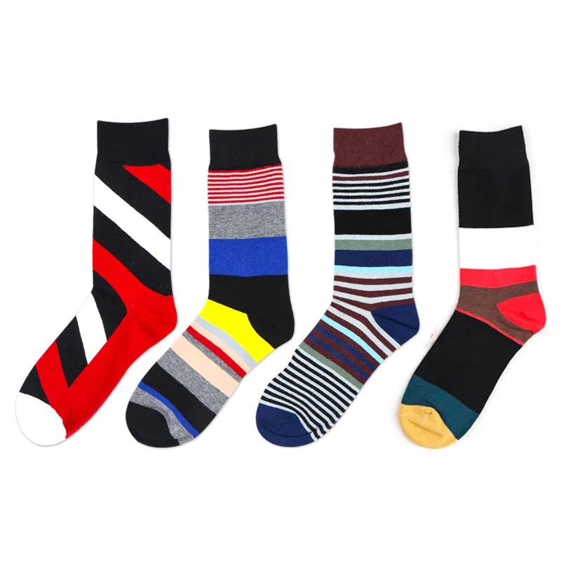 1 Pair Male Cotton Socks Colorful skate hip hop Striped Jacquard Art Socks Hit Color Dot Long Happy Socks Men's Dress Sock
1 Pair Male Cotton Socks Colorful skate hip hop Striped Jacquard Art Socks Hit Color Dot Long Happy Socks Men's Dress Sock