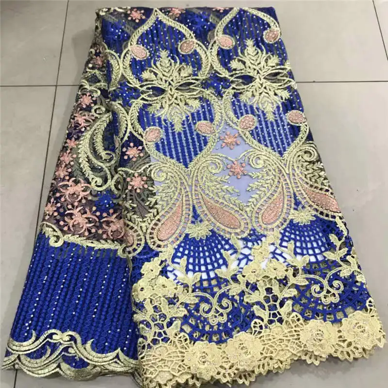 Latest Design African Lace Fabric 2019 High Quality Nigerian French Guipure Cord Lace Fabric With Beads For Wedding Dress!ZQF597
Latest Design African Lace Fabric 2019 High Quality Nigerian French Guipure Cord Lace Fabric With Beads For Wedding Dress!ZQF597