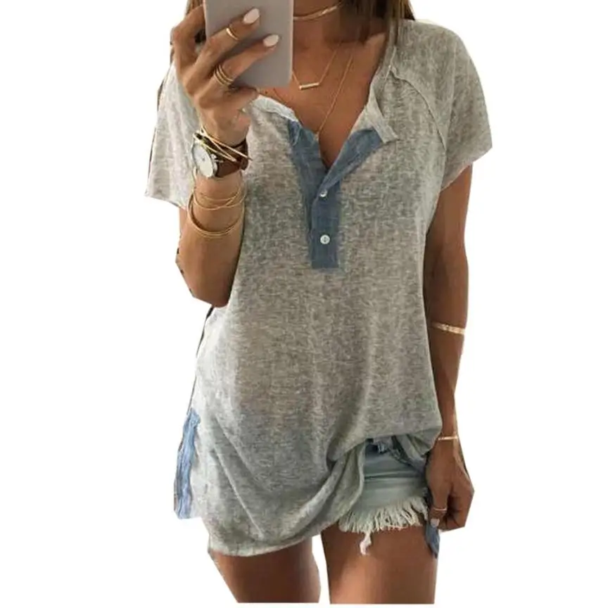 Gray Blouse Large Size Clothes For Pregnant Women Female Shirt Loose Casual Button Blouse Tank Tops Women's Clothing #SRN
Gray Blouse Large Size Clothes For Pregnant Women Female Shirt Loose Casual Button Blouse Tank Tops Women's Clothing #SRN