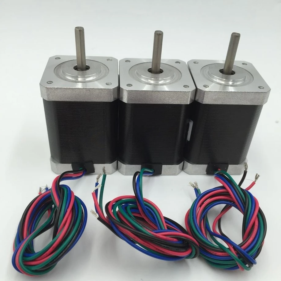 3pcs/Lot Nema17 0.2NM/ 29oz.in Stepper Motor 26MM 0.4A (42HS2604) Motor for 3D printer & CNC XYZ
3pcs/Lot Nema17 0.2NM/ 29oz.in Stepper Motor 26MM 0.4A (42HS2604) Motor for 3D printer & CNC XYZ