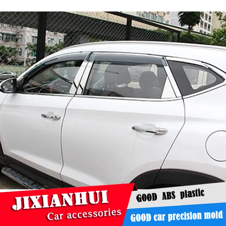 For Tucson Window Visor For Tucson 2015-2018 Vent Shades Sun Rain Deflector Guard 4PCS/SET Car Styling
For Tucson Window Visor For Tucson 2015-2018 Vent Shades Sun Rain Deflector Guard 4PCS/SET Car Styling