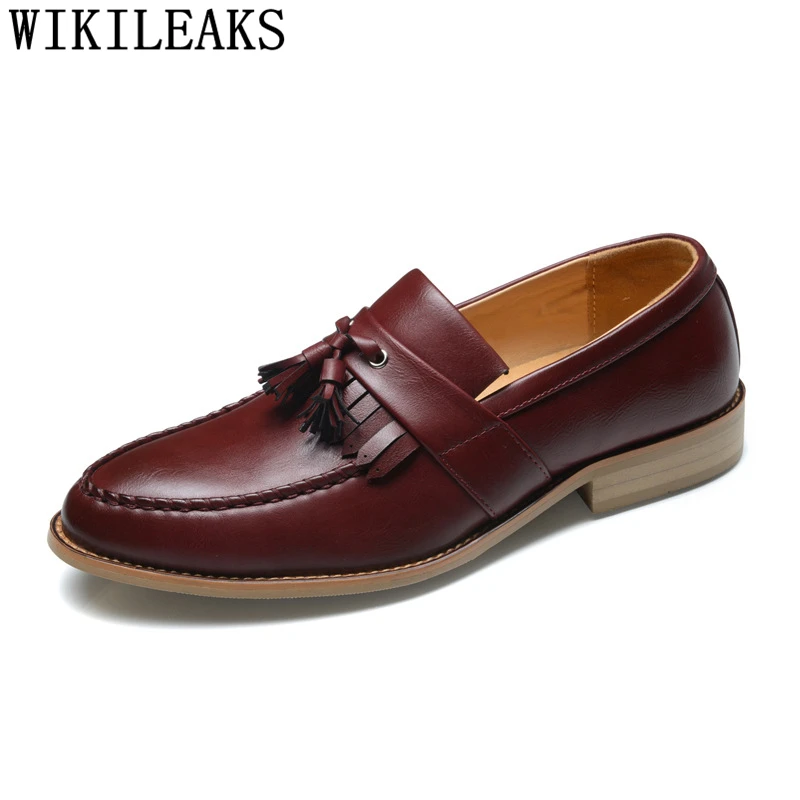 Business Shoes Men Oxford Leather Italian Tassel Men's Formal Shoes Fashion Office Shoes Men Classic Sepatu Slip On Pria Ayakkab
Business Shoes Men Oxford Leather Italian Tassel Men's Formal Shoes Fashion Office Shoes Men Classic Sepatu Slip On Pria Ayakkab