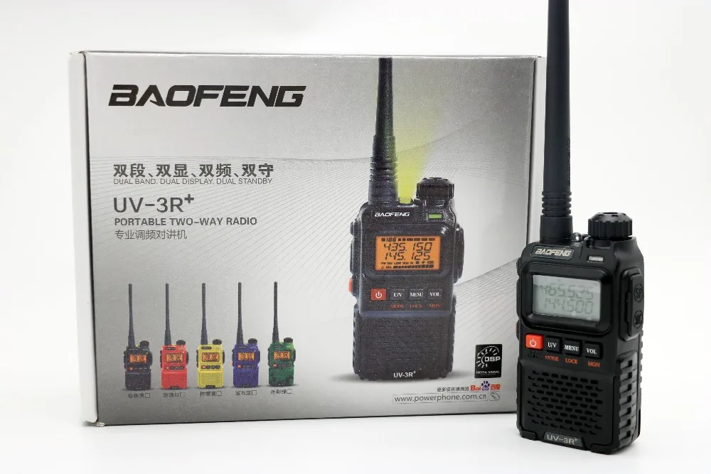 Baofeng УФ 3R Плюс Два 2 Way pадио Портативный Dual band UHF УКВ 99CH baofeng UV3R +рации Мини рация VOX FM