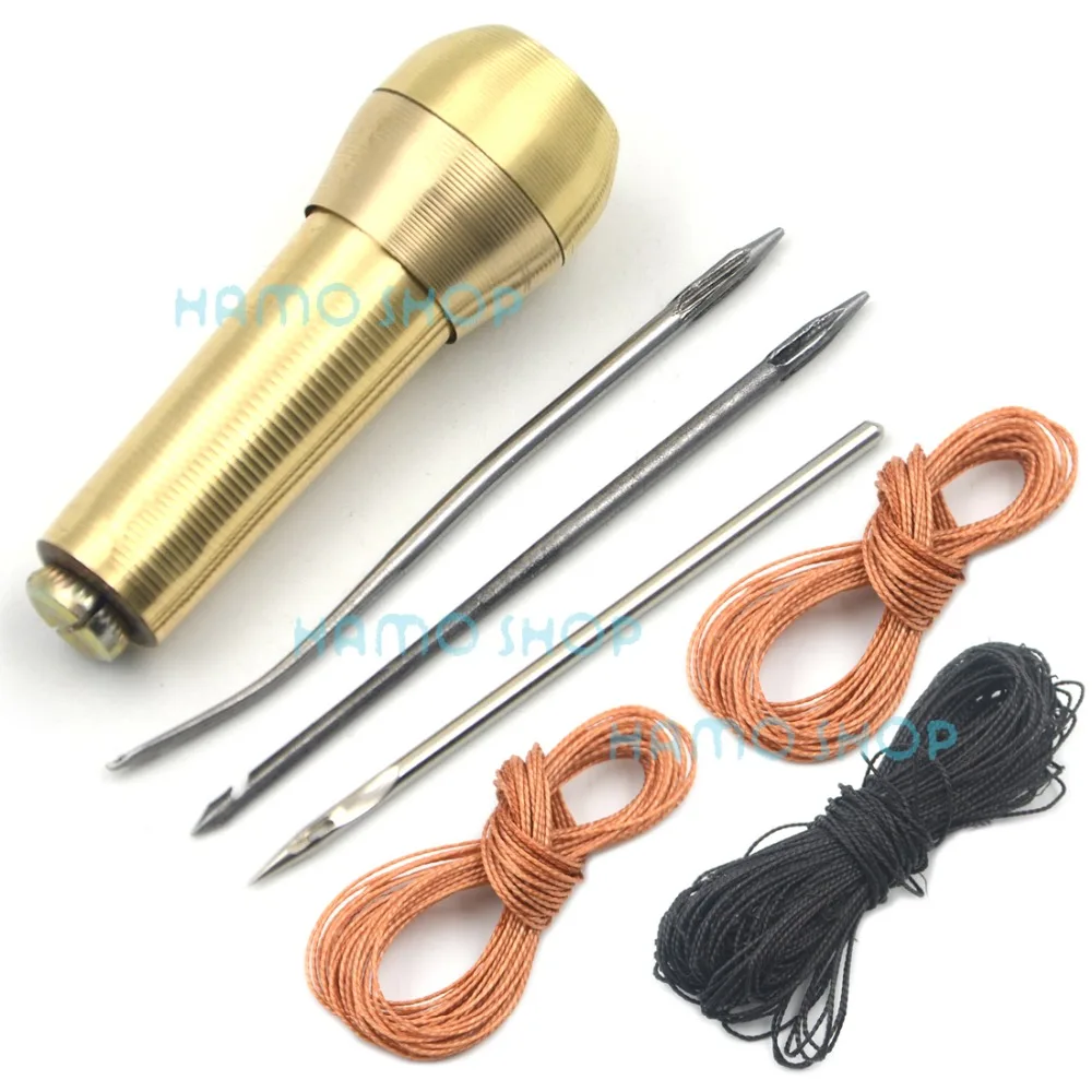 Style A Leather Canvas Shoe Repair Tool Awl Set Punch Sewing Kit Needles Copper Handle Stitcher Crochet Line
Style A Leather Canvas Shoe Repair Tool Awl Set Punch Sewing Kit Needles Copper Handle Stitcher Crochet Line